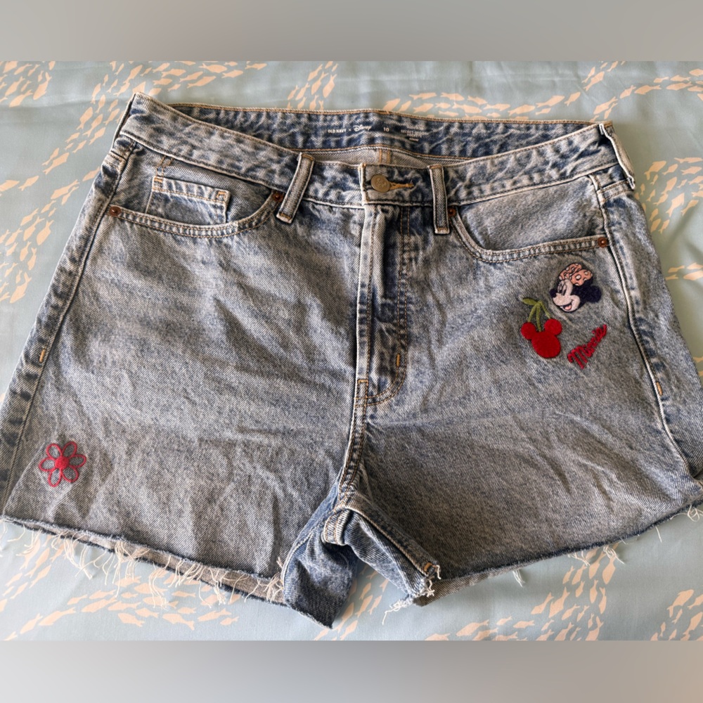 Old Navy x Disney Blue Denim Shorts